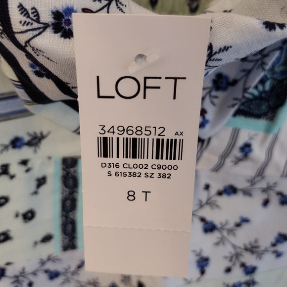 LOFT | TALL LENGTH Patchwork Floral Twist-Cutout Cami Dress - Picture 8 of 16